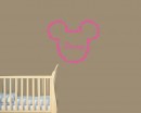 Mouse Customized Name Vinyl Wall Decals Baby Nursery Name Sticker